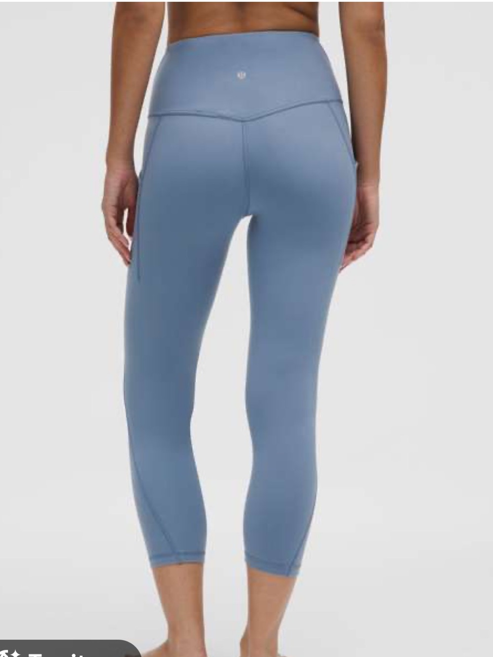 lululemon athletica Align Crop Leggings - Atmospheric Blue
